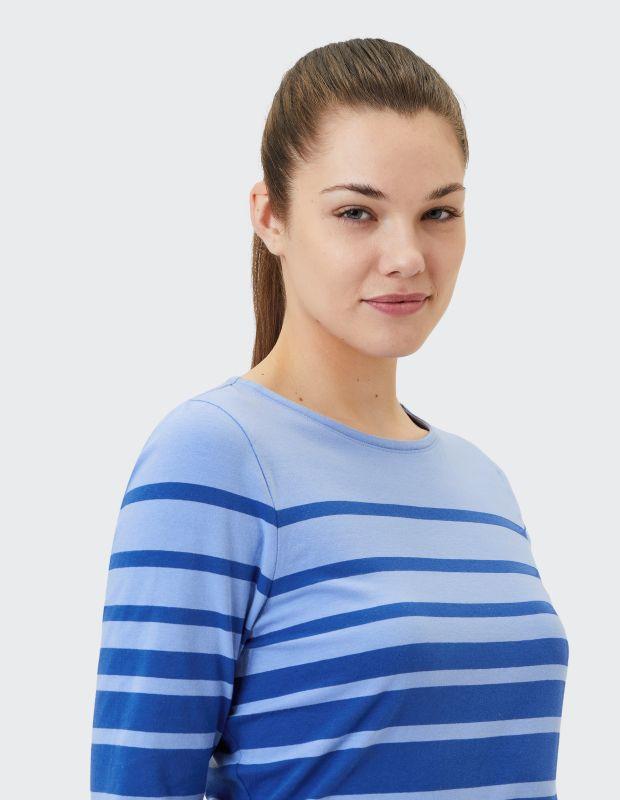 Joy Sportswear 3/4-Arm-Shirt LISA Shirt mit zweifarbigem Ringeldesign Begrenztes Angebot