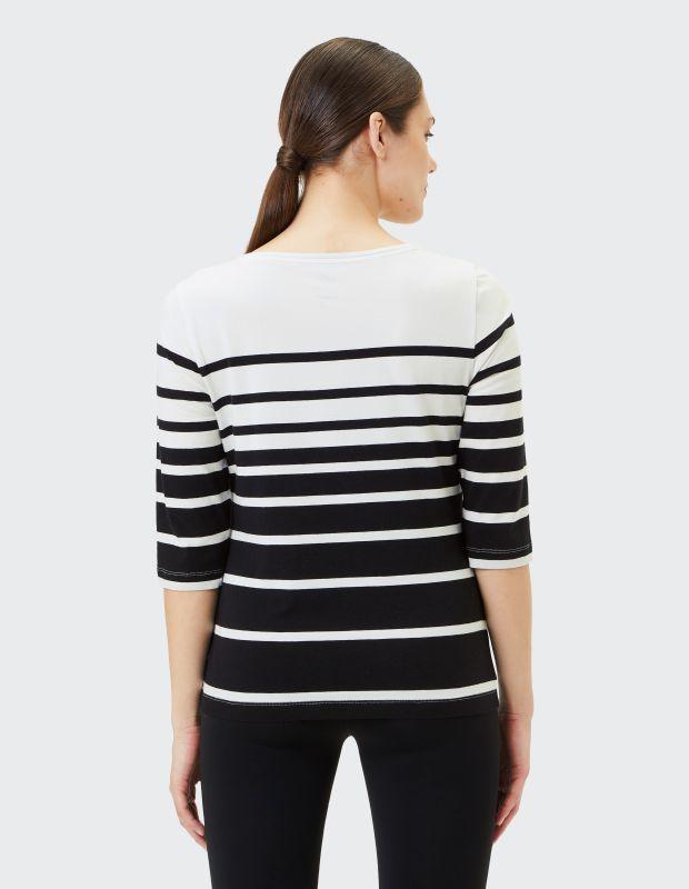 Joy Sportswear 3/4-Arm-Shirt LISA Shirt mit zweifarbigem Ringeldesign Preisnachlass