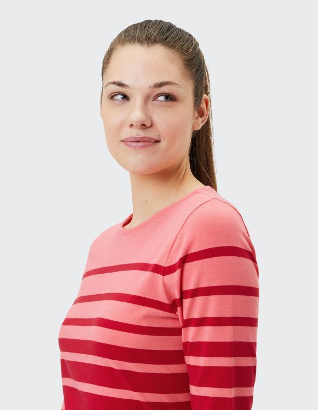 Joy Sportswear 3/4-Arm-Shirt LISA Shirt mit zweifarbigem Ringeldesign Weihnachtsangebot
