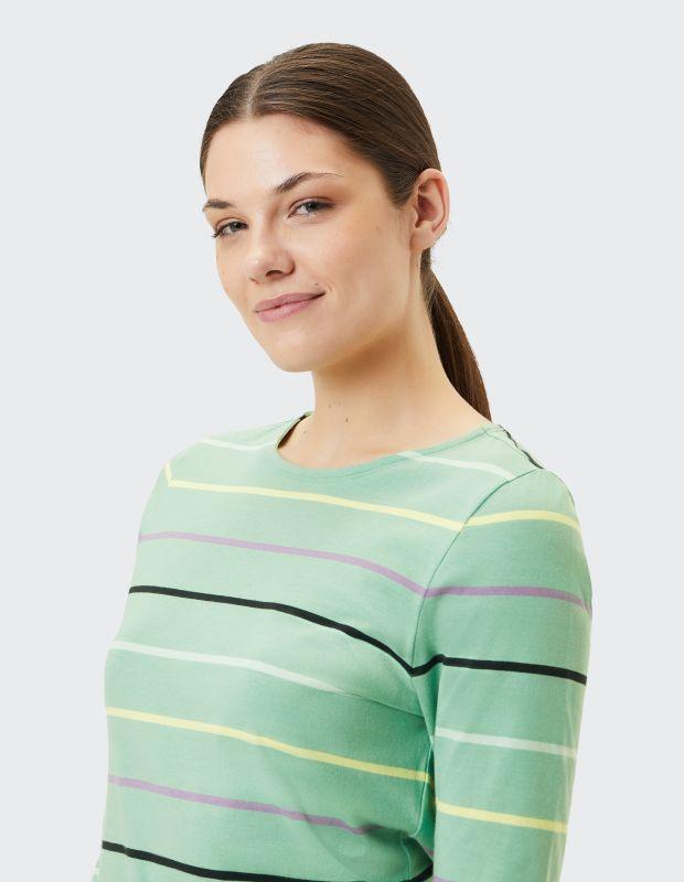 Joy Sportswear 3/4-Arm-Shirt VIOLETTA Buntes Ringelshirt Räumungsverkauf