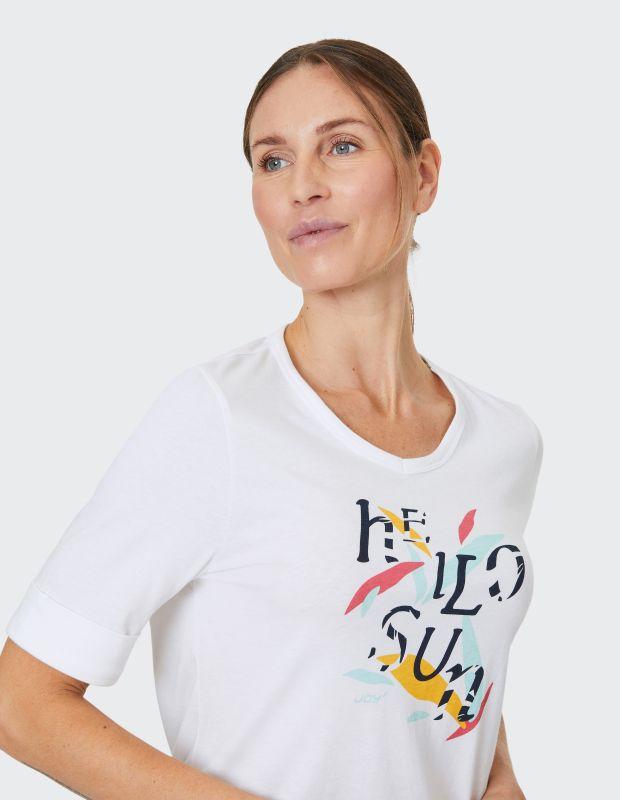Joy Sportswear T-Shirt MARA T-Shirt mit grafischem Schriftdruck Günstig kaufen