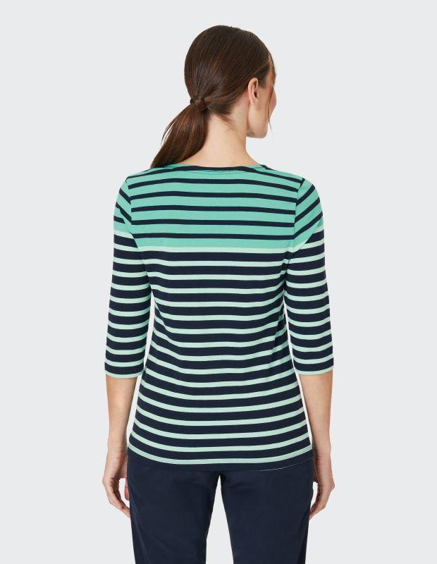 Joy Sportswear 3/4-Arm-Shirt CELIA T-Shirt mit feinem Ringeldessign Versandkostenfrei