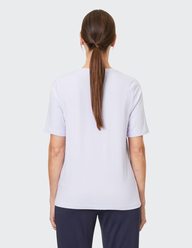 Joy Sportswear T-Shirt TALA Lockeres Shirt mit floralem Frontprint Bis zu 65% Rabatt