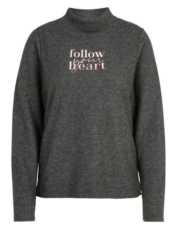Joy Sportswear Sweatshirt GLORIA Sweatshirt aus softem Jacquardstrick Kostenloser Versand international