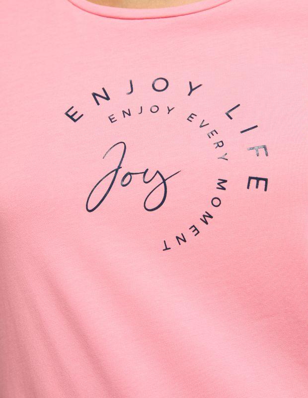 Joy Sportswear T-Shirt TAMY T-Shirt mit modernem Schrift-Print Valentinstagsangebot