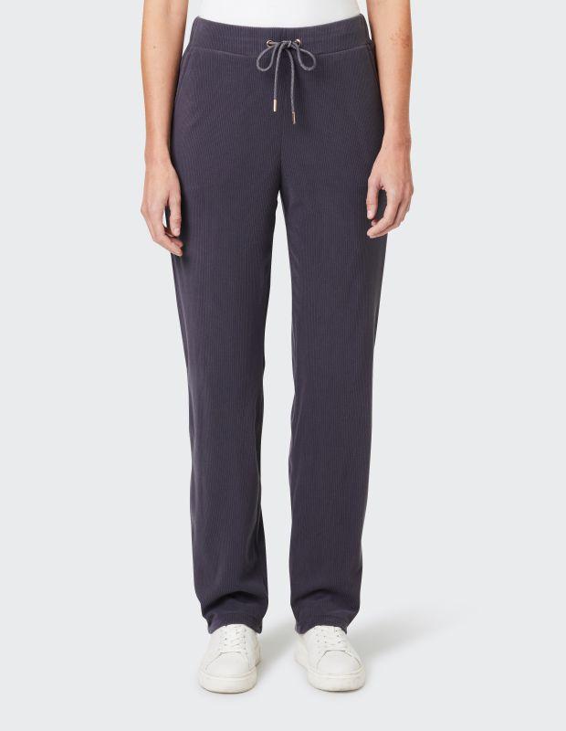 Joy Sportswear Freizeithose SUNNA Lässige Fleecehose aus Rippfleece