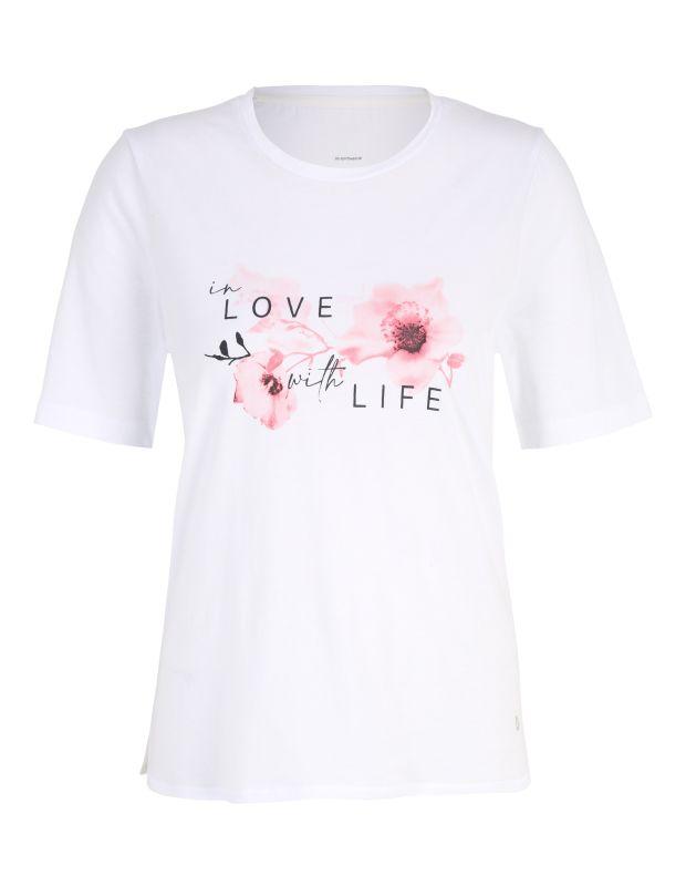 Joy Sportswear T-Shirt LUZIE Lockeres Shirt mit floralem Front-Print Discount Store für neue Produkte