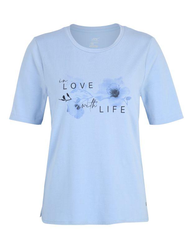 Joy Sportswear T-Shirt LUZIE Lockeres Shirt mit floralem Front-Print Nur noch ein Tag übrig