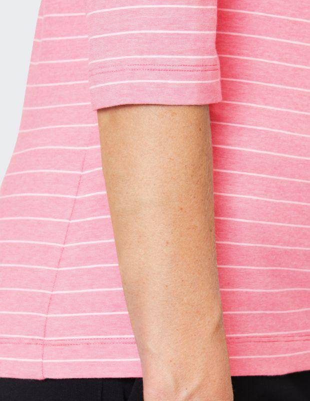 Joy Sportswear 3/4-Arm Shirt LOTTE 3/4-Arm Shirt mit modernem Ringel-Design Riesige Rabatte