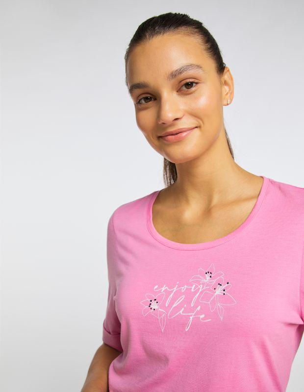 Joy Sportswear T-Shirt ANYA T-Shirt mit grafischem Blumendruck Fabrik Onlineshop