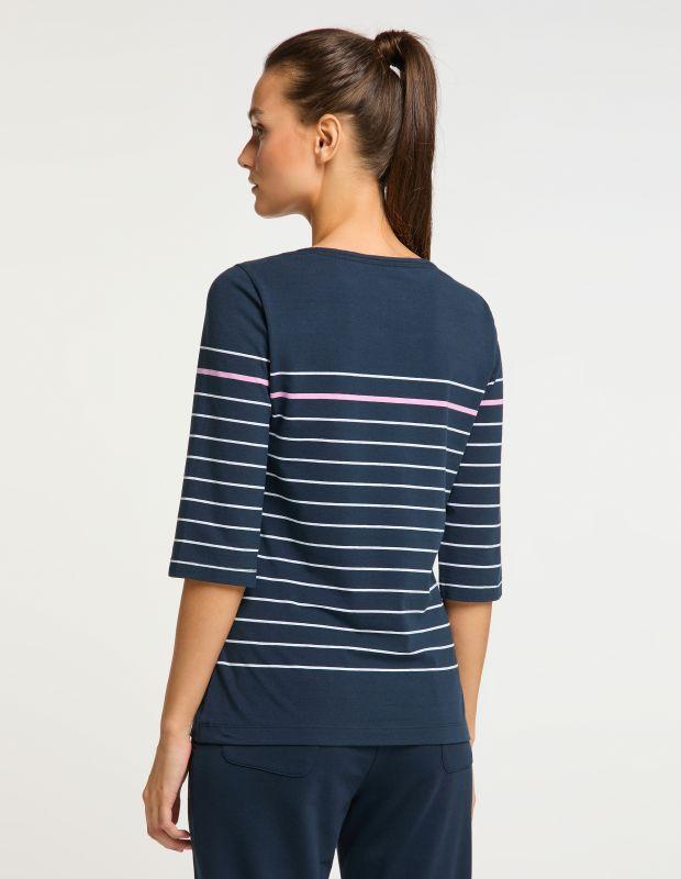 Joy Sportswear 3/4-Arm-Shirt LEILA 3/4-Arm-Shirt mit Streifen Fabrikpreis