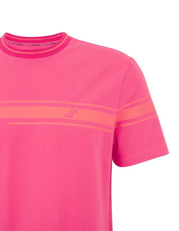 Joy Sportswear T-SHIRT JERSEY G-Style T-Shirt mit Streifen- und Label Print Exklusive Angebote