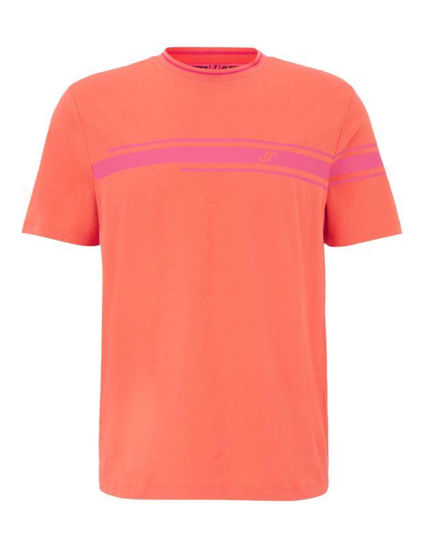 Joy Sportswear T-SHIRT JERSEY G-Style T-Shirt mit Streifen- und Label Print Bestseller