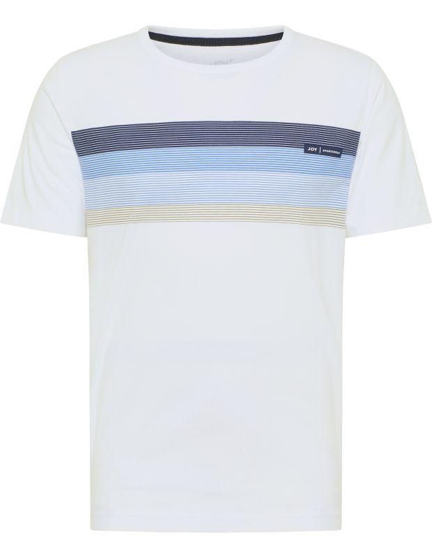 Joy Sportswear T-Shirt EIKE T-Shirt mit modernem Streifenprint Kostenlose Rückgabe