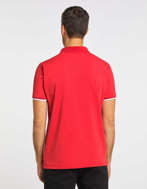 Joy Sportswear Poloshirt MIO Poloshirt mit Kontraststreifen Bis zu 50% Rabatt