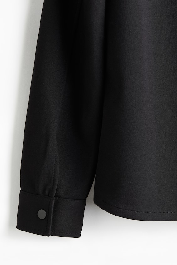 HM Overshirt aus Scuba in Regular Fit Begrenztes Angebot