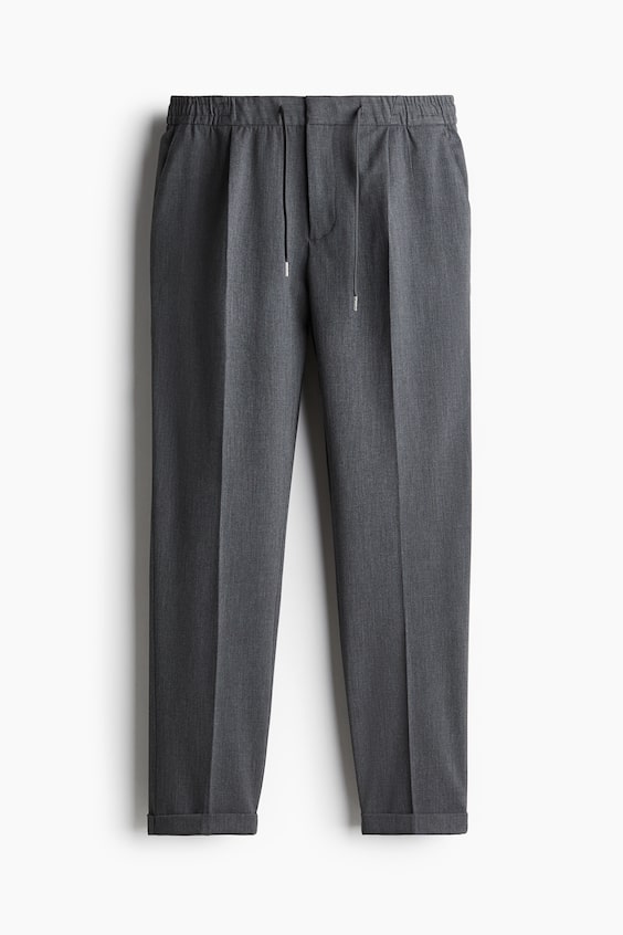 HM Hose mit Bügelfalten in Slim Fit Vatertagsangebot