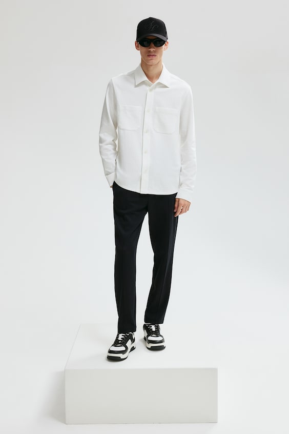 HM Overshirt mit Struktur in Regular Fit Valentinstagsangebot