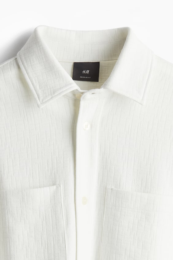 HM Overshirt mit Struktur in Regular Fit Valentinstagsangebot