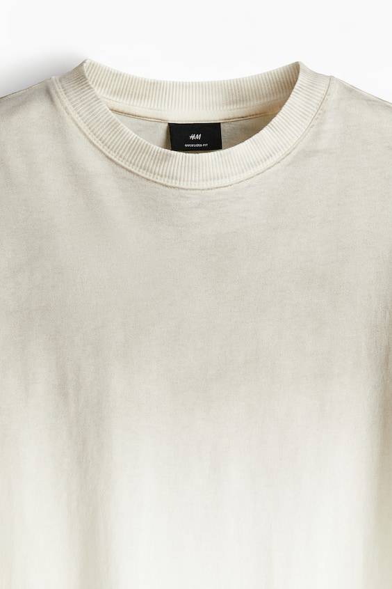 HM Bedrucktes T-Shirt in Oversized Fit Heißer Verkauf