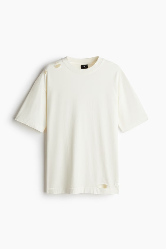 HM Oversized T-Shirt im Worn-Look Zeitlich begrenztes Angebot