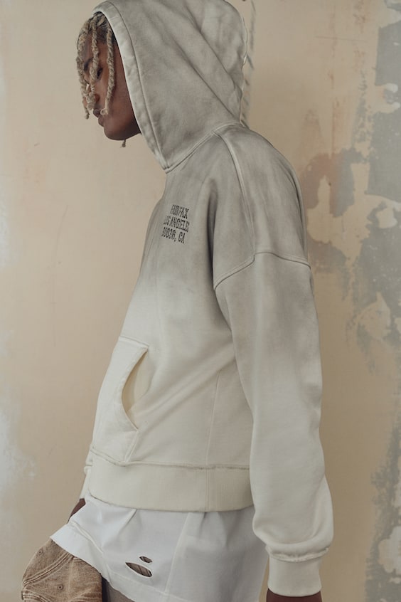 HM Bedruckter Hoodie in Oversized Fit Exklusive Angebote