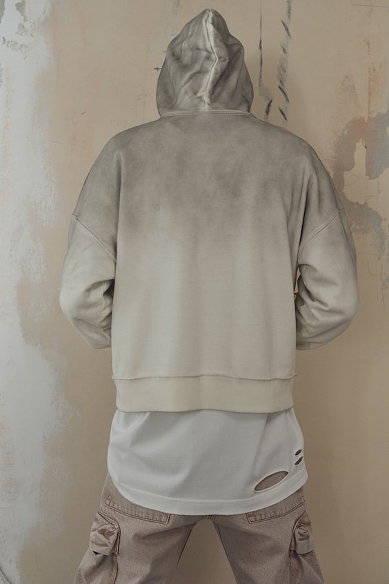 HM Bedruckter Hoodie in Oversized Fit Exklusive Angebote