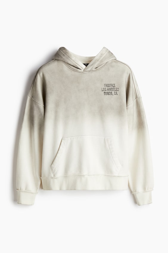 HM Bedruckter Hoodie in Oversized Fit Exklusive Angebote