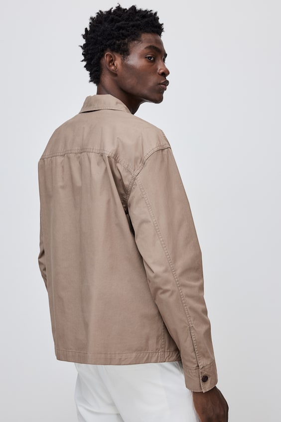 HM Overshirt aus Twill in Regular Fit VIP-Rabatte
