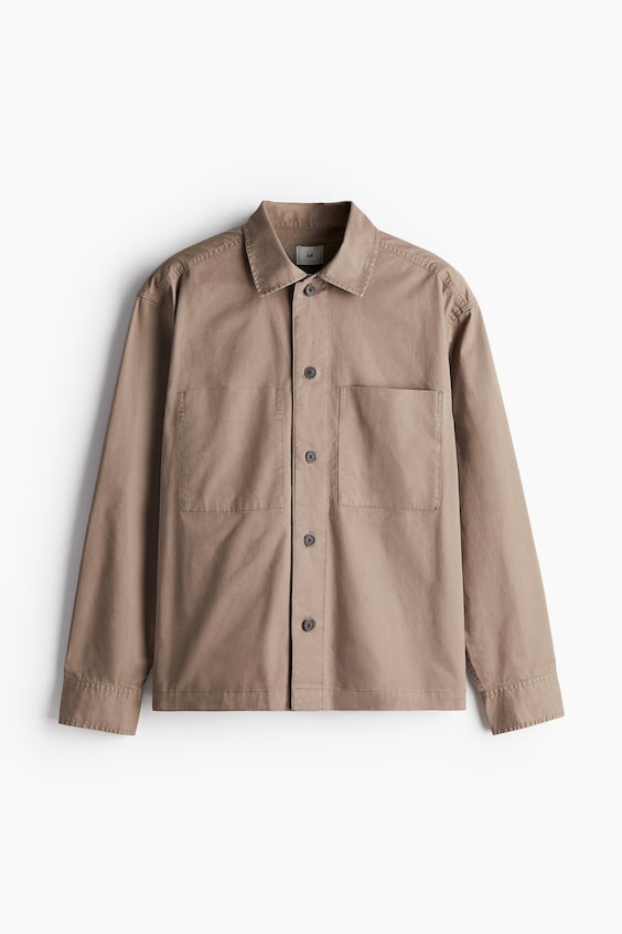 HM Overshirt aus Twill in Regular Fit VIP-Rabatte