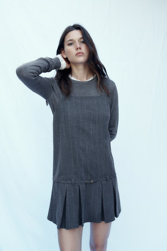 HM Trägerkleid mit Faltenrock Discount Store für neue Produkte