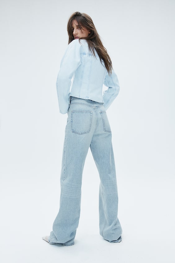 HM Wide Ultra High Jeans Clearance-Verkauf