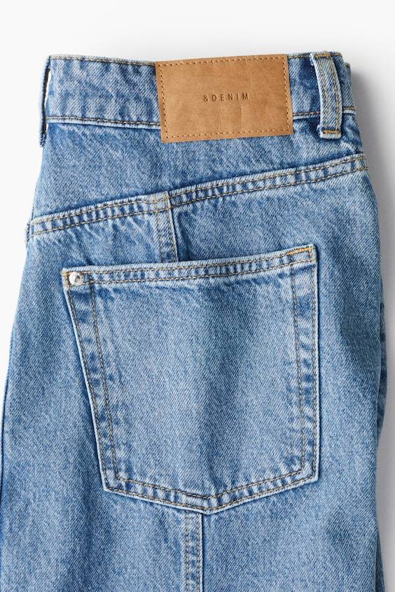 HM Ausgestellter Denimrock Fabrikladen