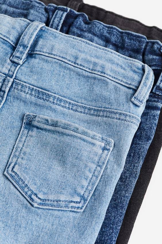 HM 3er-Pack Comfort Stretch Skinny Fit Jeans Günstiger Verkauf