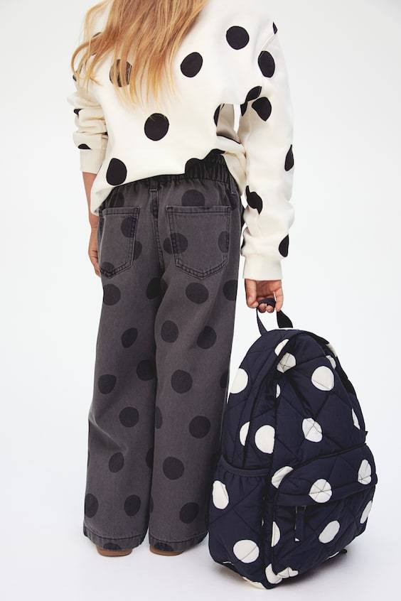 HM Patterned Wide Leg Jeans VIP-Rabatte