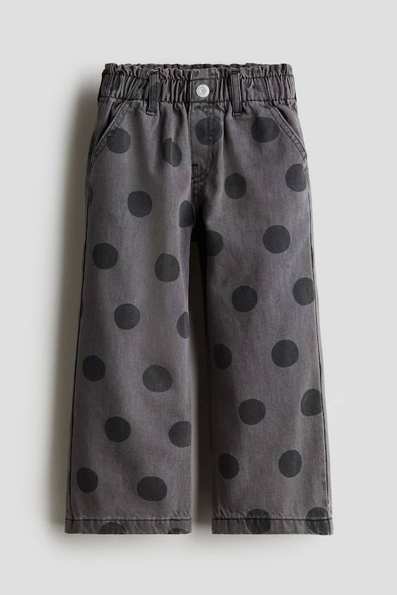 HM Patterned Wide Leg Jeans VIP-Rabatte