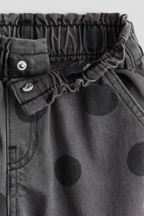 HM Patterned Wide Leg Jeans VIP-Rabatte