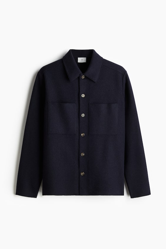 HM Overshirt aus Wollmix Regular Fit Sonderangebot der Fabrik