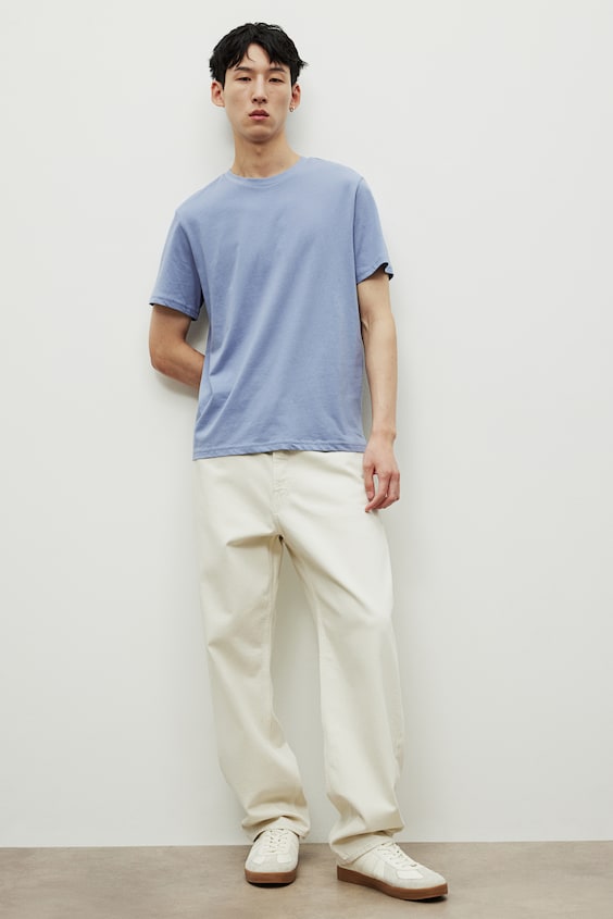 HM T-Shirt in Regular Fit Fabrikladen