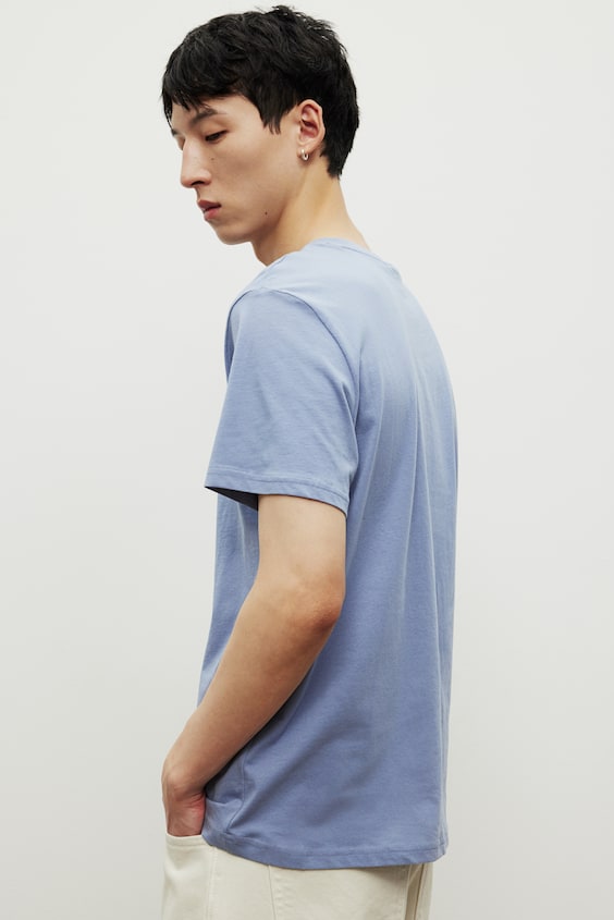 HM T-Shirt in Regular Fit Fabrikladen
