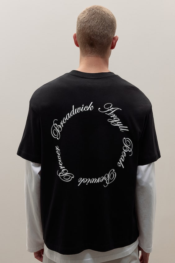 HM Bedrucktes T-Shirt in Loose Fit 2025