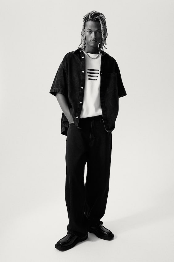 HM Bedrucktes T-Shirt in Loose Fit Hotsell