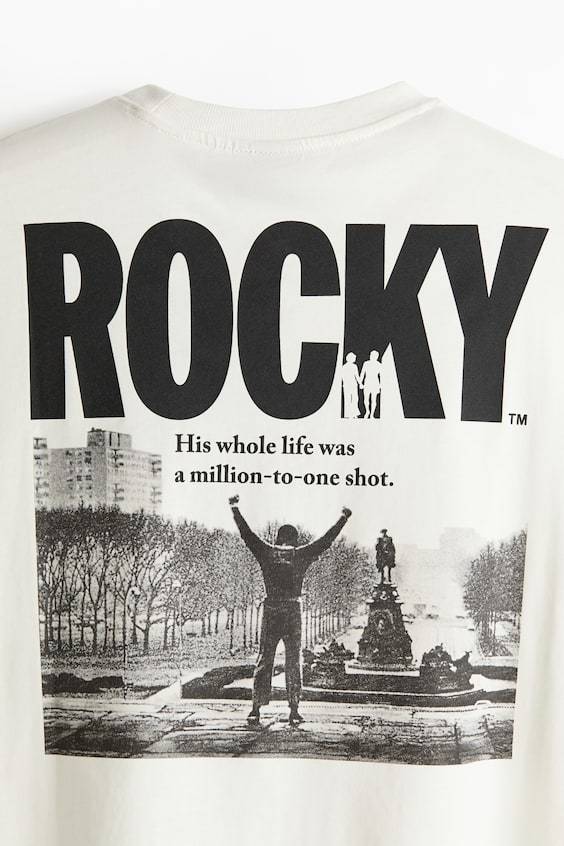 HM T-Shirt in Loose Fit Schlussverkauf