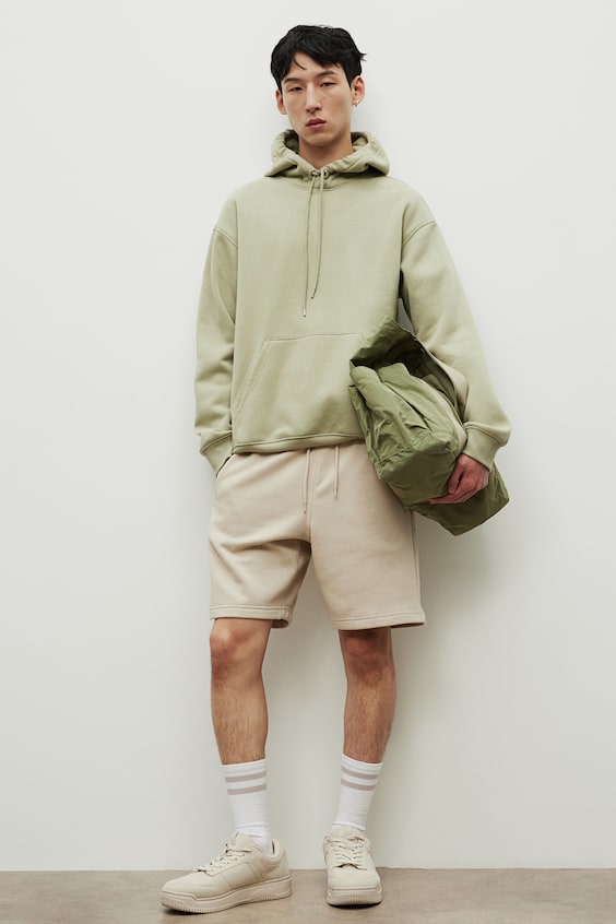 HM Hoodie in Loose Fit Günstiger Verkauf