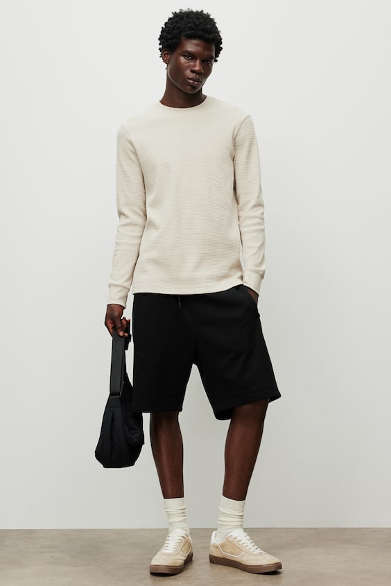 HM Shirt aus Waffeljersey in Slim Fit Meist gekauft