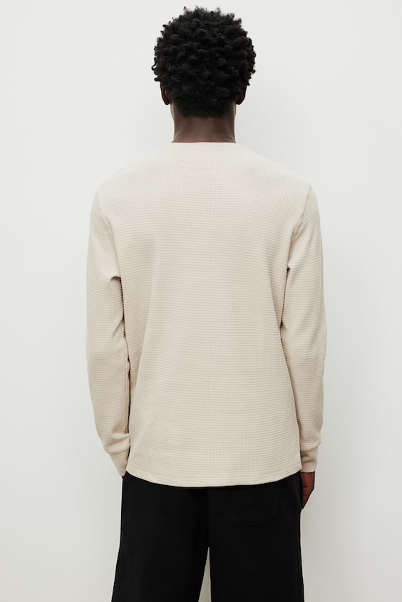 HM Shirt aus Waffeljersey in Slim Fit Meist gekauft