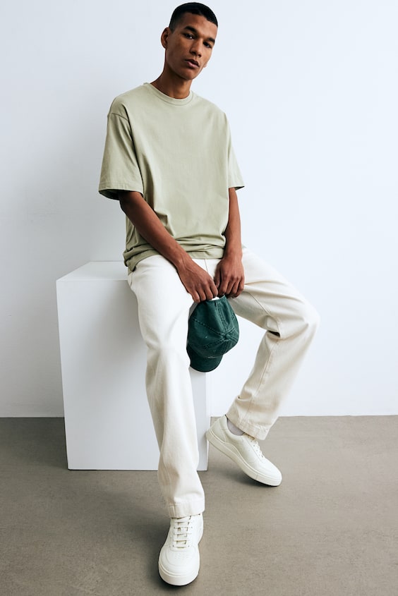 HM T-Shirt in Loose Fit Fabrik Onlineshop