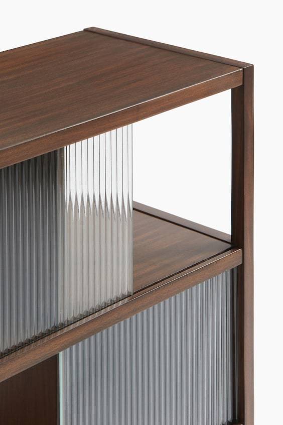 HM Holzschrank mit Glastüren Exklusive Angebote