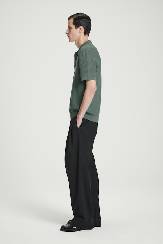 HM STRUKTURIERTES POLOSHIRT AUS STRICK Riesige Ersparnisse