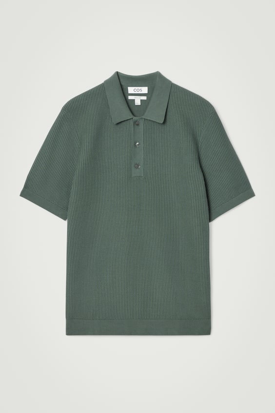 HM STRUKTURIERTES POLOSHIRT AUS STRICK Riesige Ersparnisse